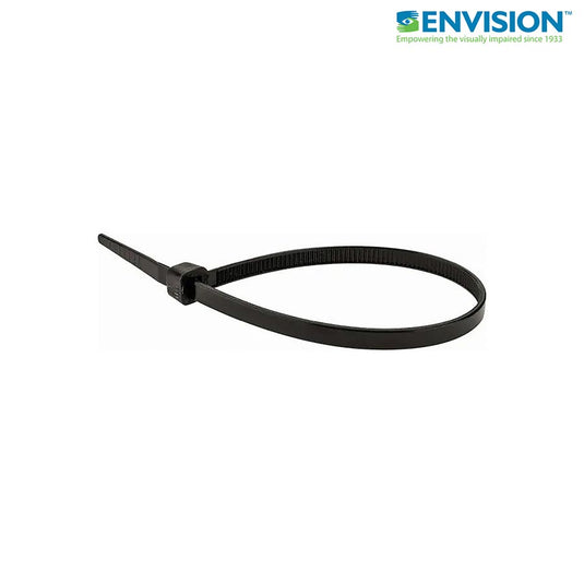 Value Collection Cable Ties 8'', Black, 100x, 100pcs