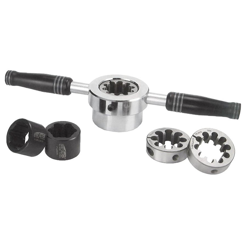 Load image into Gallery viewer, Super-B TB-19454 Fork Threading Tool, 1''-24TPI &amp; 1-1/8''-26TPI
