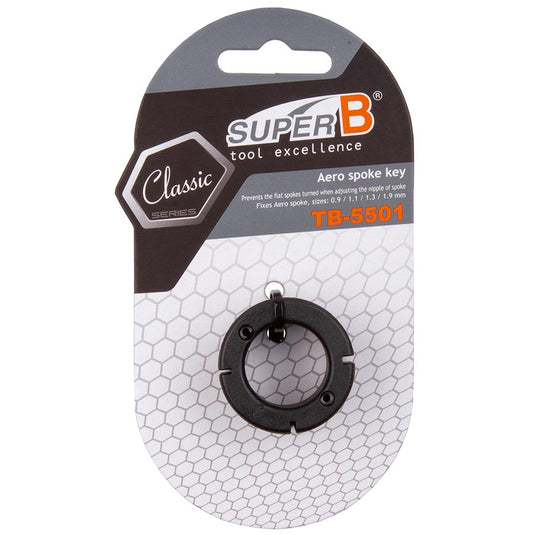 Super-B TB-5501 Bladed spoke holder, fits 0.9mm, 1.1mm, 1.3mm, 1.9mm