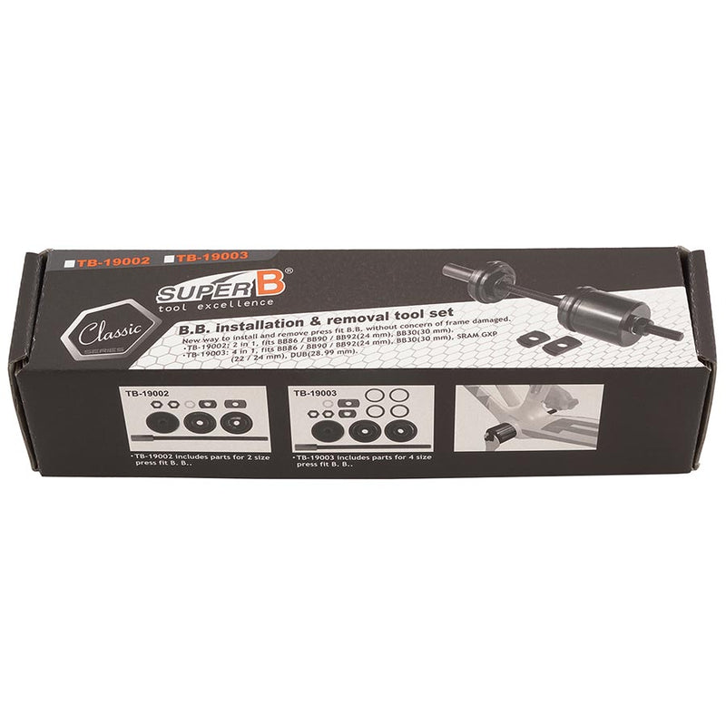 Load image into Gallery viewer, Super-B TB-19003B Bottom Bracket Tool, for BB 86/90/92 (24 mm), BB30 (30 mm), Sram GXP (22/24 mm), DUB (28,99 mm)

