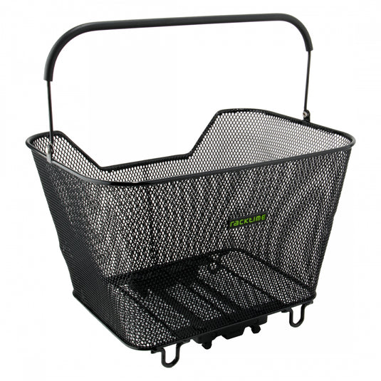 Racktime-Baskit-Basket-Basket-Black-Steel-Vinyl-BSKT0004-Bicycle-Baskets
