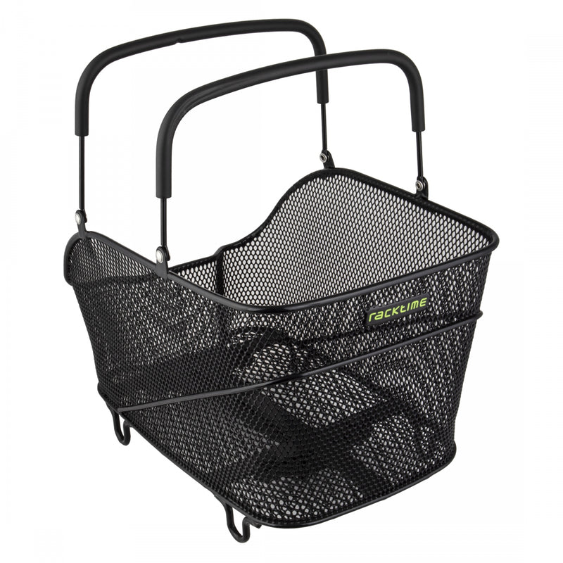 Load image into Gallery viewer, Racktime-BaskIt-Trunk-2.0-Small-Basket-Black-Steel-Vinyl-BSKT0411-Bicycle-Baskets
