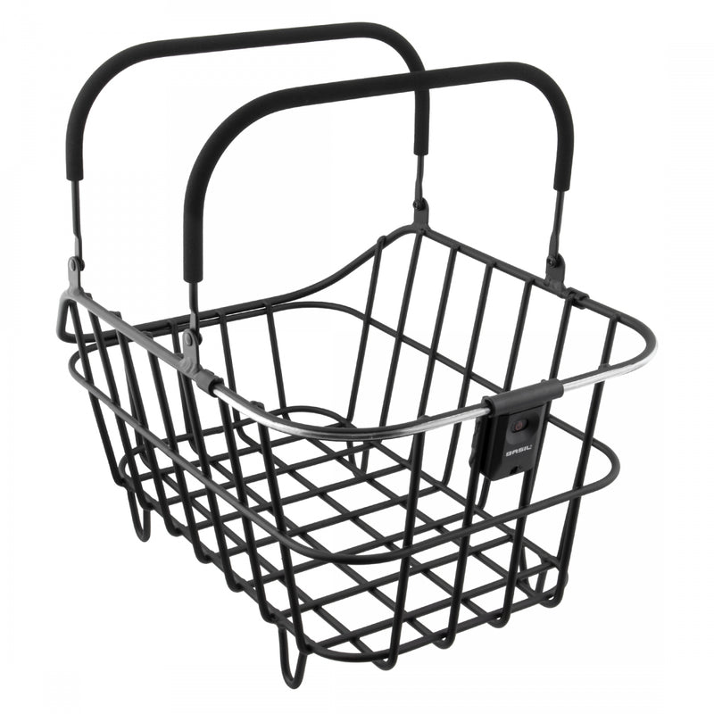 Load image into Gallery viewer, Basil-Cento-Alu-Basket-Basket-Black-Alloy_BSKT0510
