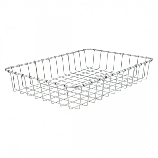 Wald-Products-No-Hardware-Basket-Basket-Silver-Steel-KSPT0001-Bicycle-Baskets