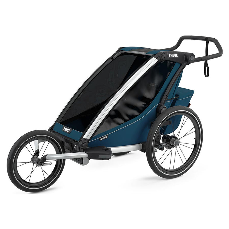 Load image into Gallery viewer, Thule Chariot Cross 1 Trailer/ Jogger, Majolica Blue
