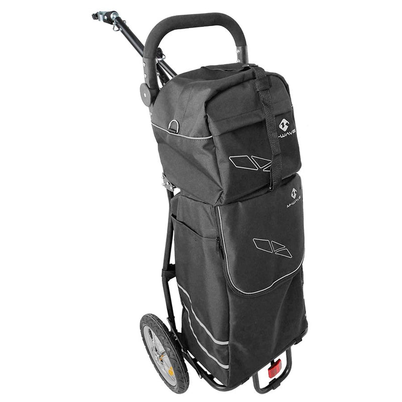 Load image into Gallery viewer, M-Wave Stalwart Shop 2 Bike Shopping Bag Trailer
