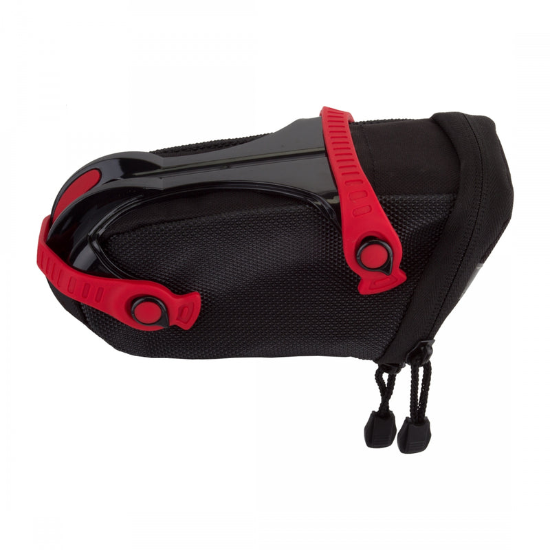 Load image into Gallery viewer, Clean Motion Pelikan SMS Bag Black/Red Silicone Straps
