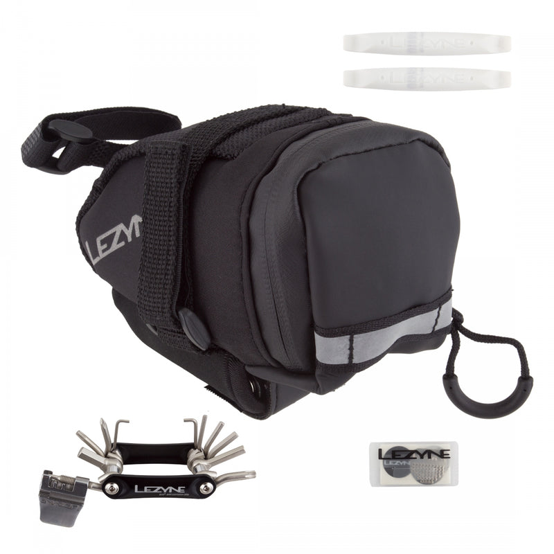 Load image into Gallery viewer, Lezyne-M-Caddy-Loaded-Seat-Bag-Reflective-Bands-TLWP0010
