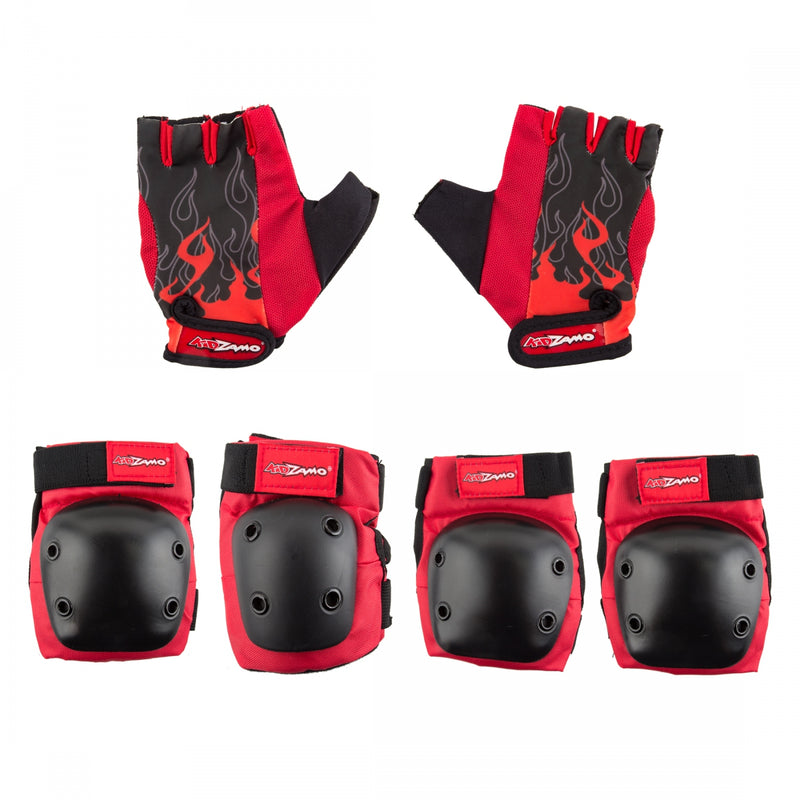 Load image into Gallery viewer, Kidzamo-HD-Elbow-Knee-Pad-&amp;-Glove-Set-Arm-Protection-Youth_LEGP0165
