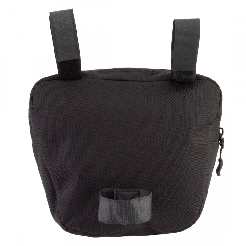 Load image into Gallery viewer, Sunlite Bar Tender II Handlebar Bag Black 8.3x3.1x7.5in Velcro Straps
