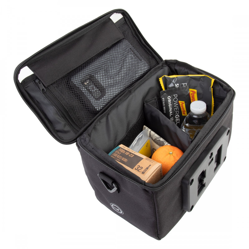 Load image into Gallery viewer, Sunlite Handlebar Map Bag Black 9.8x5.5x7.1in Quick Release
