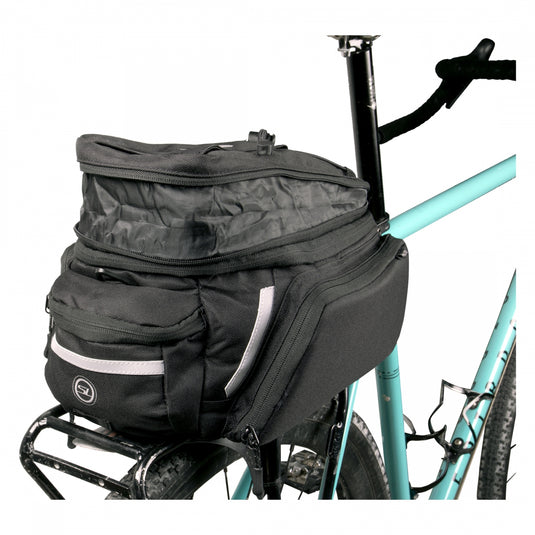 Sunlite RackPack Medium w/Pannier Bag Black 12.6x5.5x7.9in Velcro Straps