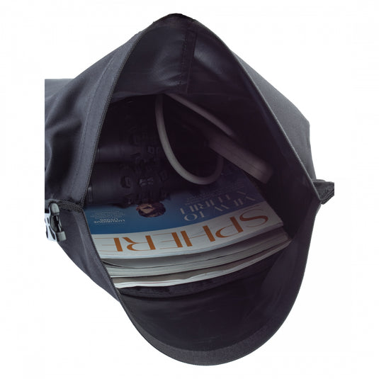 Pack of 2 Sunlite Traveler Pannier Bag Black 11.8x5.5x18.1` Hook and Strap