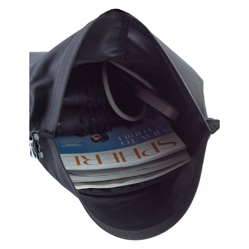 Load image into Gallery viewer, Sunlite Traveler Pannier Bag Black 11.8x5.5x18.1in Hook-On
