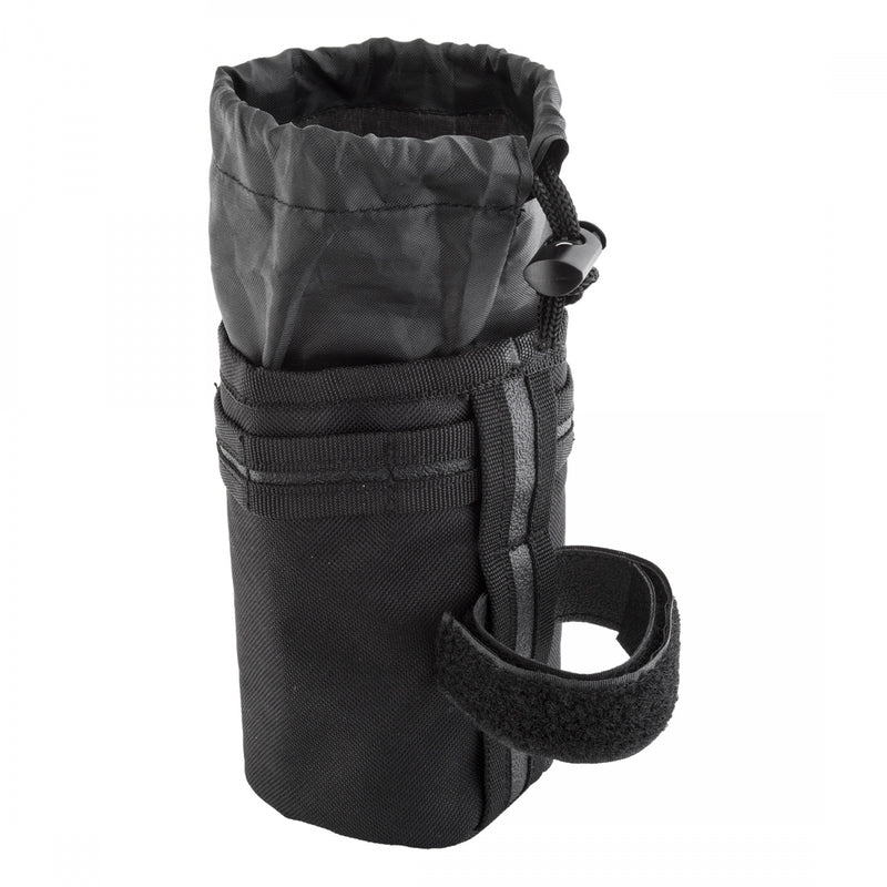 Load image into Gallery viewer, Sunlite HandleBar All-Sack Insulated Drink Holder 8x3.5in Black Velcro Straps
