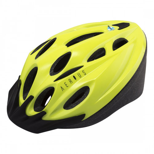 Aerius-Heron-Small-Medium-20-1-2inch-to-22-1-2inch-(52-to-57-cm)-Half-Face-Adjustable-Fitting-Visor-Removable-Washable-Pad-System-Yellow-HLMT2654-Bicycle-Helmets