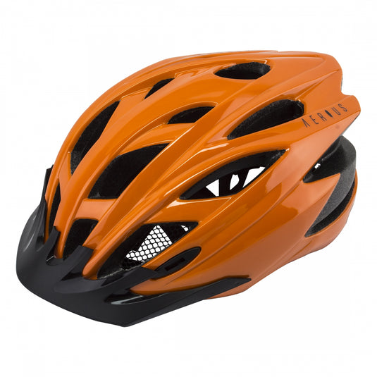 Aerius-Raven-Small-Medium-20-1-2-to-22-3-4inch-(52-to-58-cm)-Half-Face-Head-Lock-Retention-System-Detachable-Visor-Removable-Washable-Pad-System-Orange-HLMT2671-Bicycle-Helmets