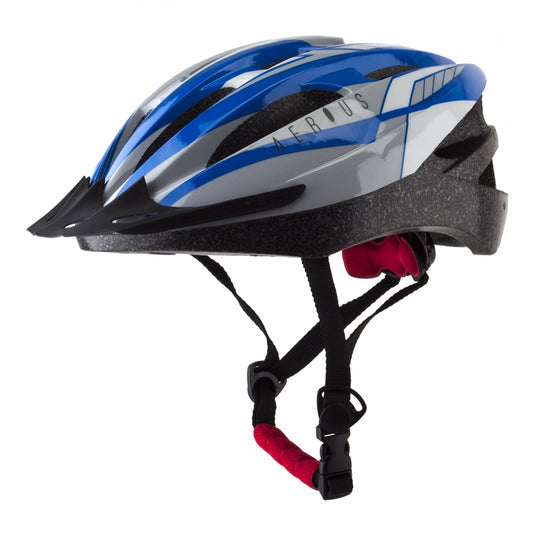 Aerius V19-Sport All-Purpose Helmet In-Mold Head Lock Fit Blue/Grey Medium/Large