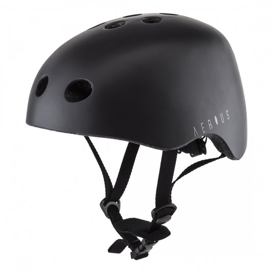 Aerius Crow BMX/Skate Helmet In-Mold Head Lock Retention System Small Black/Grey