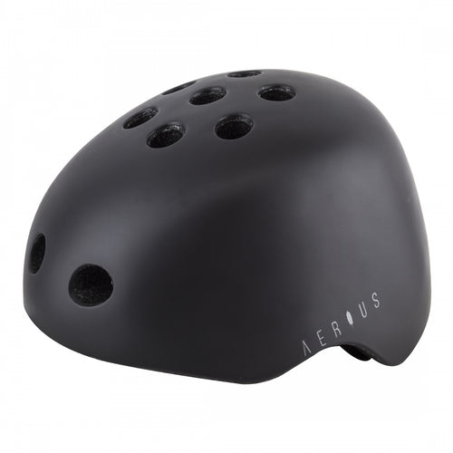 Aerius-Crow-Medium-21-3-4-to-22-3-4inch-(54-to-58-cm)-Half-Face-Head-Lock-Retention-System-Removable-Washable-Pad-System-Black-Grey-HLMT2695-Bicycle-Helmets