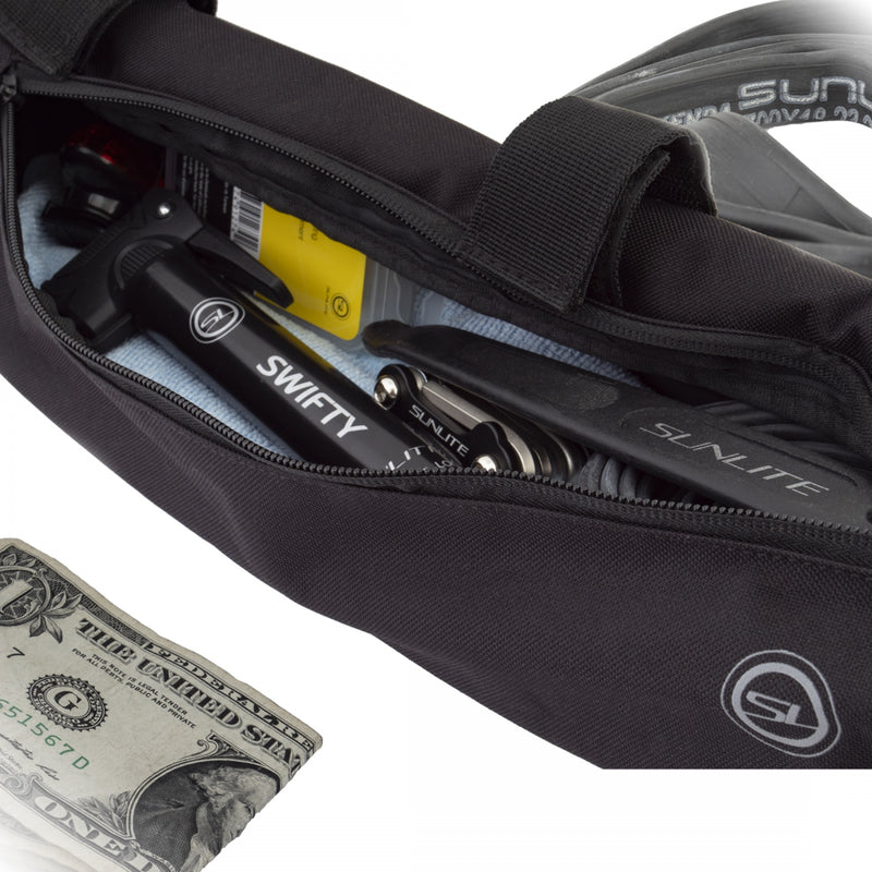 Load image into Gallery viewer, Sunlite EpicTour Long Haul Black 18.1x2.3x4.2in Velcro Straps
