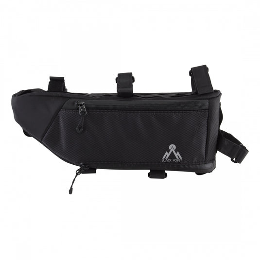 Black Point Macropod Frame Bag Black/Blue 13x5x3in Velcro Straps