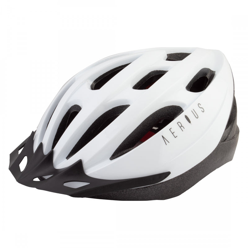 Load image into Gallery viewer, Aerius-V19-Sport-X-Large-23-1-2-to-24-3-4inch-(60-to-63-cm)-Half-Face--Head-Lock-Retention-System--Detachable-Visor--Removable-Washable-Pad-System-White_HLMT2710
