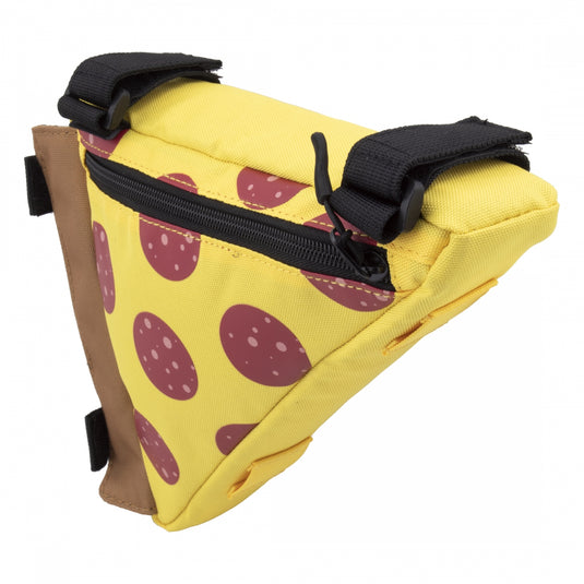 Snack! Pizza Frame Bag Pizza 10.8x1.92x7.48in Velcro Straps