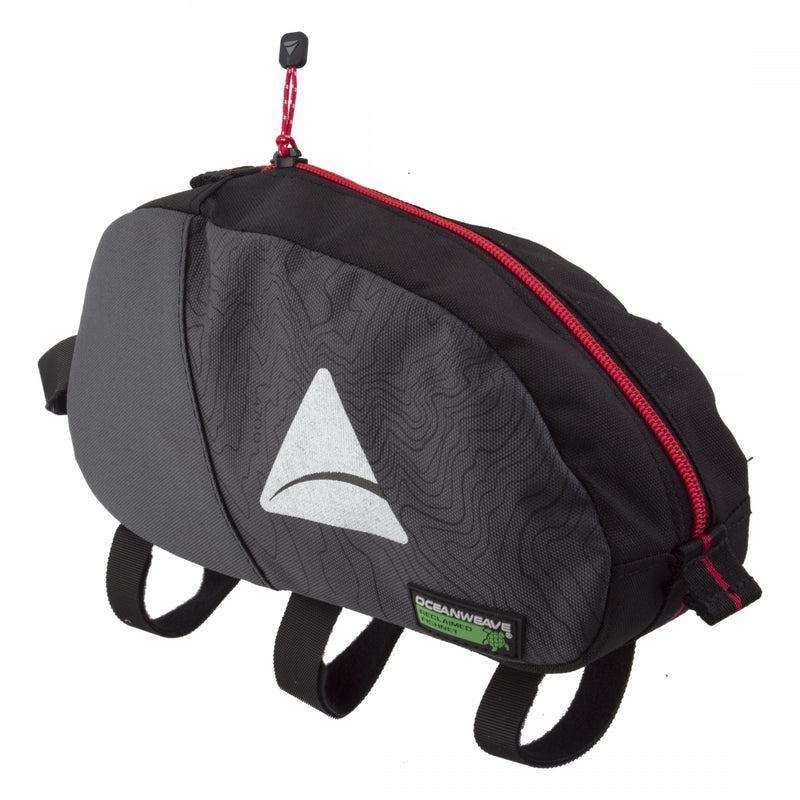 Load image into Gallery viewer, Axiom Seymour Oceanweave P2.0 PodPack Black Gray Water Resistant Bike Pack Bag
