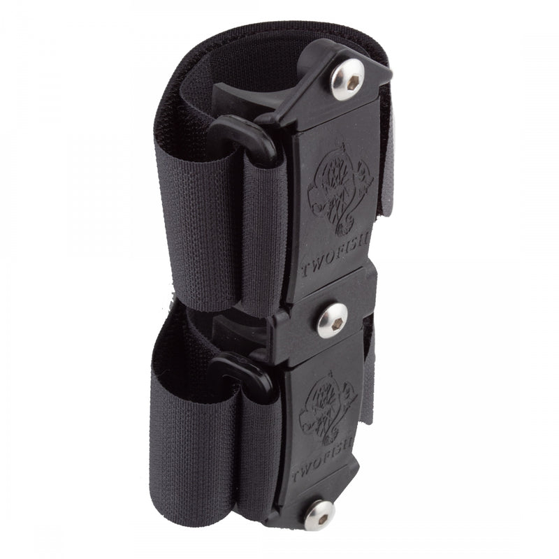 Load image into Gallery viewer, Pack of 2 TwoFish Quick Cage 3 Bolt Adapter: Black Anodized
