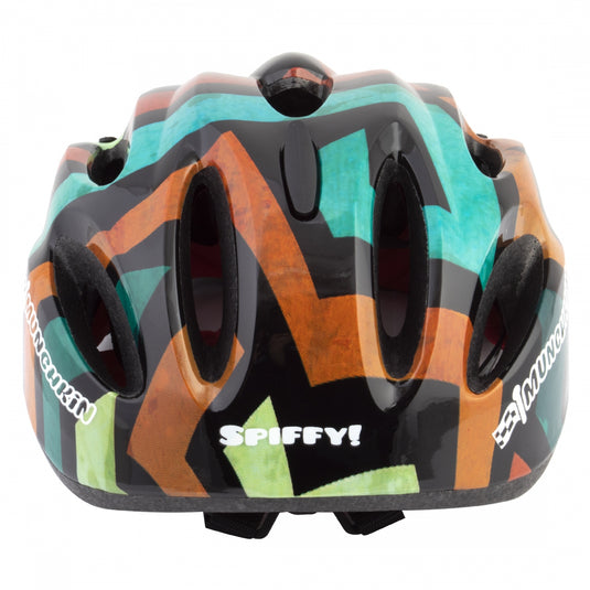 Munchkin Spiffy! Youth Helmet In-Mold Tri-Glide Dial Fit Zigzag Small (48-52cm)