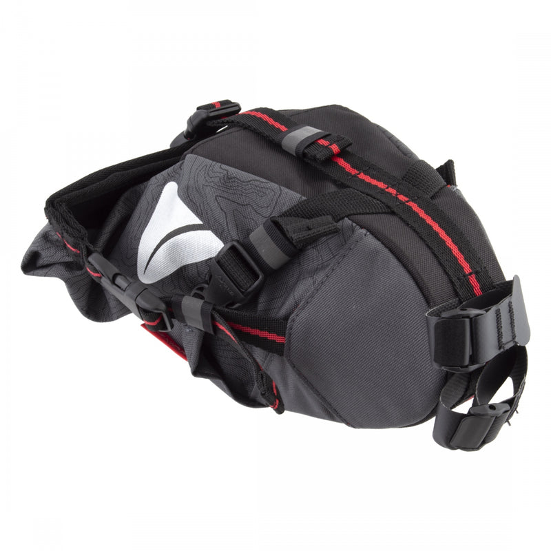 Load image into Gallery viewer, Axiom Seymour Oceanweave 7+ Seatpack Bag Black 10.6x6.3x5.5” Velcro Straps
