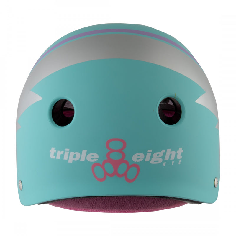 Load image into Gallery viewer, Triple Eight The Certified Sweatsaver Helmet ABS-EPS X-Small/Small Teal Hologram
