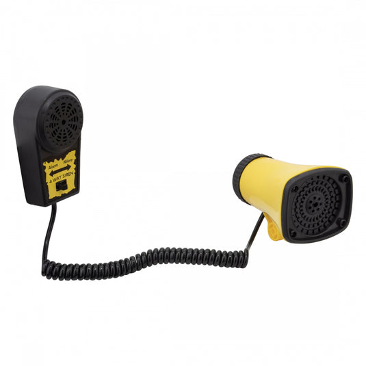 Sunlite 3-Sound Electric Bike Horn with Handlebar Mount, Yellow Push Button – 365 Cycles