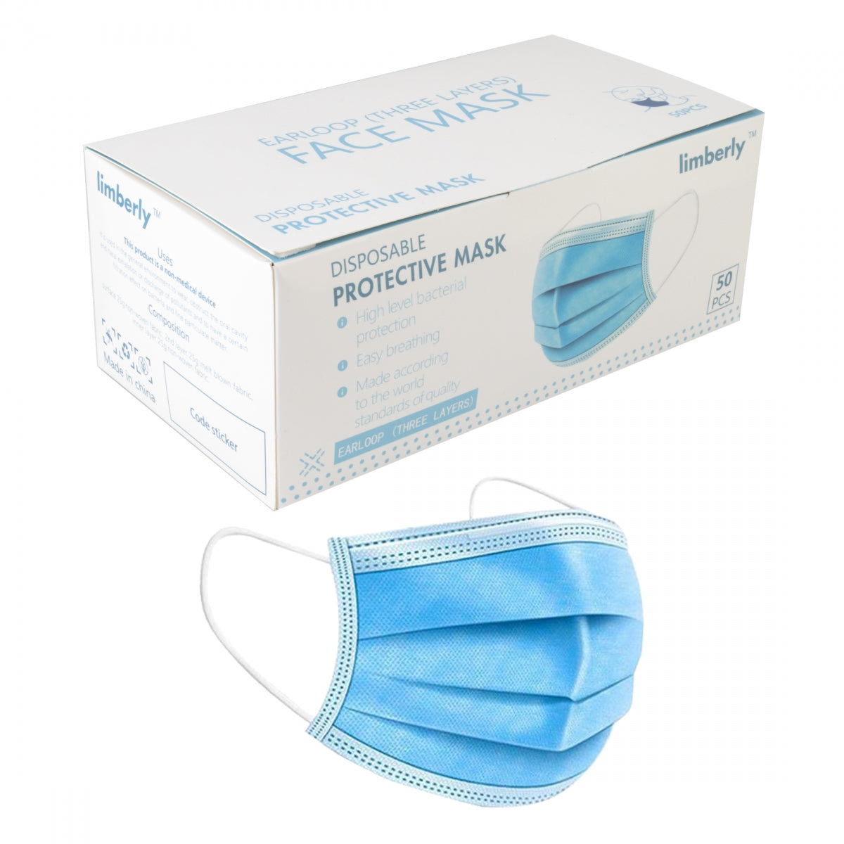 Generic Surgical Disposable Face Nose Mask 3 Layer Protection