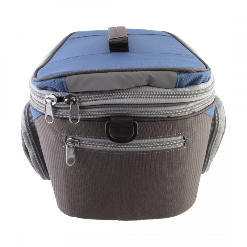 Load image into Gallery viewer, Racktime Talis Plus Bag Blue/Grey 14.6x5.9x10.6in SnapIt
