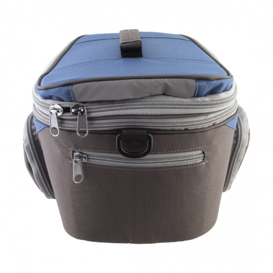 Racktime Talis Plus Bag Blue/Grey 14.6x5.9x10.6in SnapIt