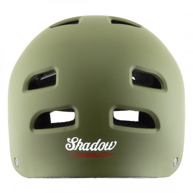 Load image into Gallery viewer, The Shadow Conspiracy Classic BMX Helmet ABS Hardshell Matte Army Green, X-Small
