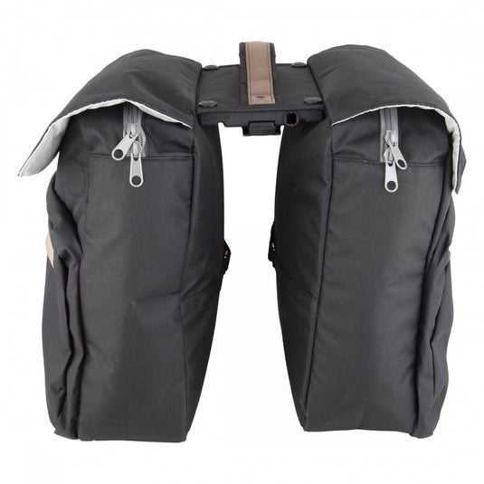 Pack of 2 Racktime Ture 2.0 Pannier Bag Black 12.2x14.2x5.1` (x2) SnapIt 2.0