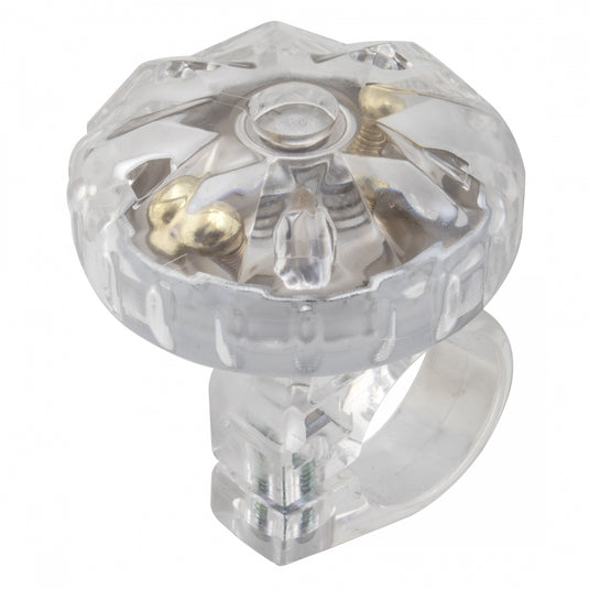 Delta Luxe Bell - Clear Luxurious Bellissimo Double Ring With Twist Top Action