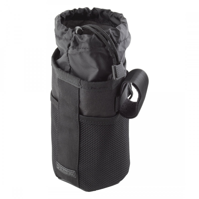 Load image into Gallery viewer, Tioga ADV Stem Bag Insulated Drink Holder 4x8in Black Velcro Straps
