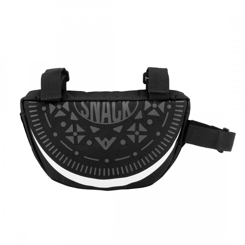 Load image into Gallery viewer, Snack! Cookie Sandwich Frame Bag Black Velcro Straps
