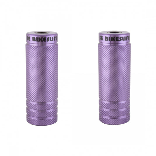 Pack of 2 SE Bikes Wheelie Pegs Steel 14mm - 3/8` Purple