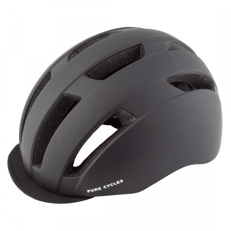 Load image into Gallery viewer, Pure-Cycles-Commute-LG-22-3-4inch-to-24-1-2inch-(58-to-62-cm)-Black-HLMT5515-Bicycle-Helmets
