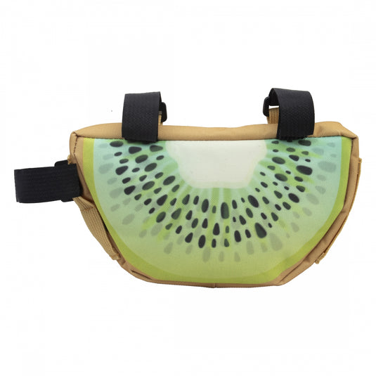 Snack! Kiwi Frame Bag Kiwi Green 8x5x1.5in Velcro Straps