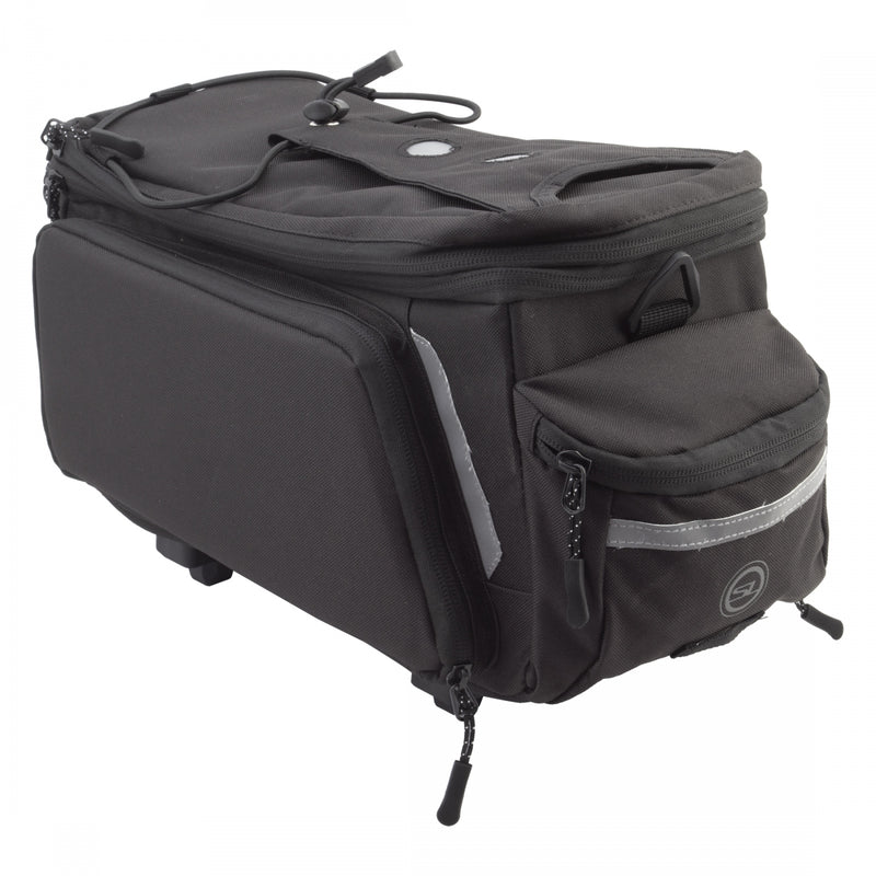 Load image into Gallery viewer, Sunlite RackPack Medium w/Pannier MIK Bag Black 12.6x5.5x7.9in MIK
