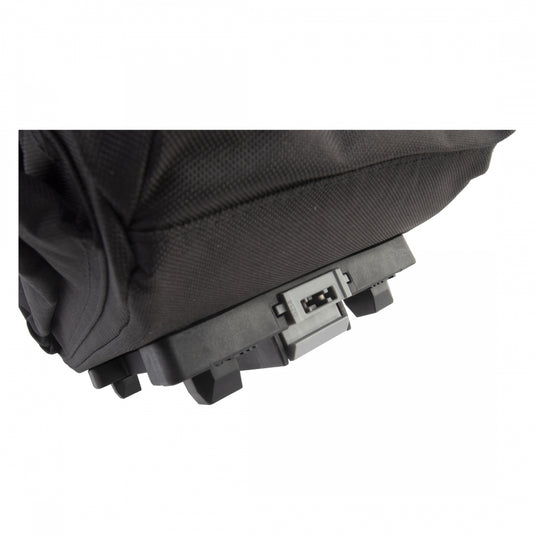Sunlite RackPack Medium w/Pannier MIK Bag Black 12.6x5.5x7.9in MIK