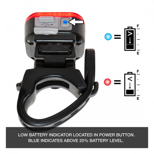 Niterider Vmax+ 180 Alto Seatpost USB-C 180 7