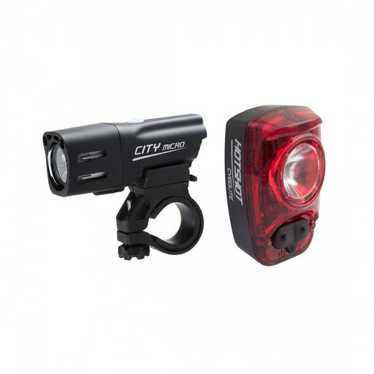 Cygolite-City-Micro-1200-Hotshot-180-Combo-Headlight-&-Taillight-Set-Flash-LGST0519