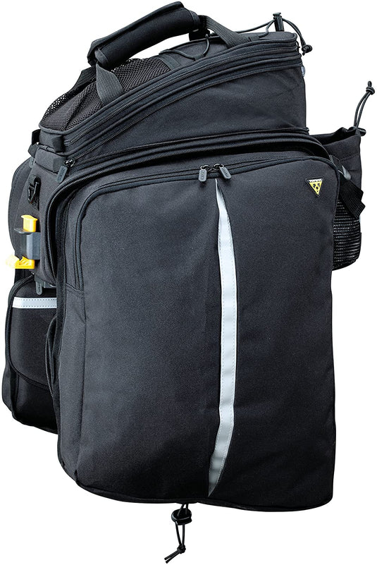 Topeak MTX TrunkBag DXP Rack Bag with Expandable Panniers: 22.6 Liter, Black